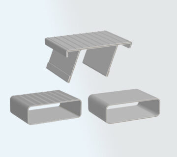 Aluminium Stairs Profiles 360x320