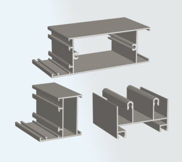 Aluminium Windows Door Sliding Profiles 360x320